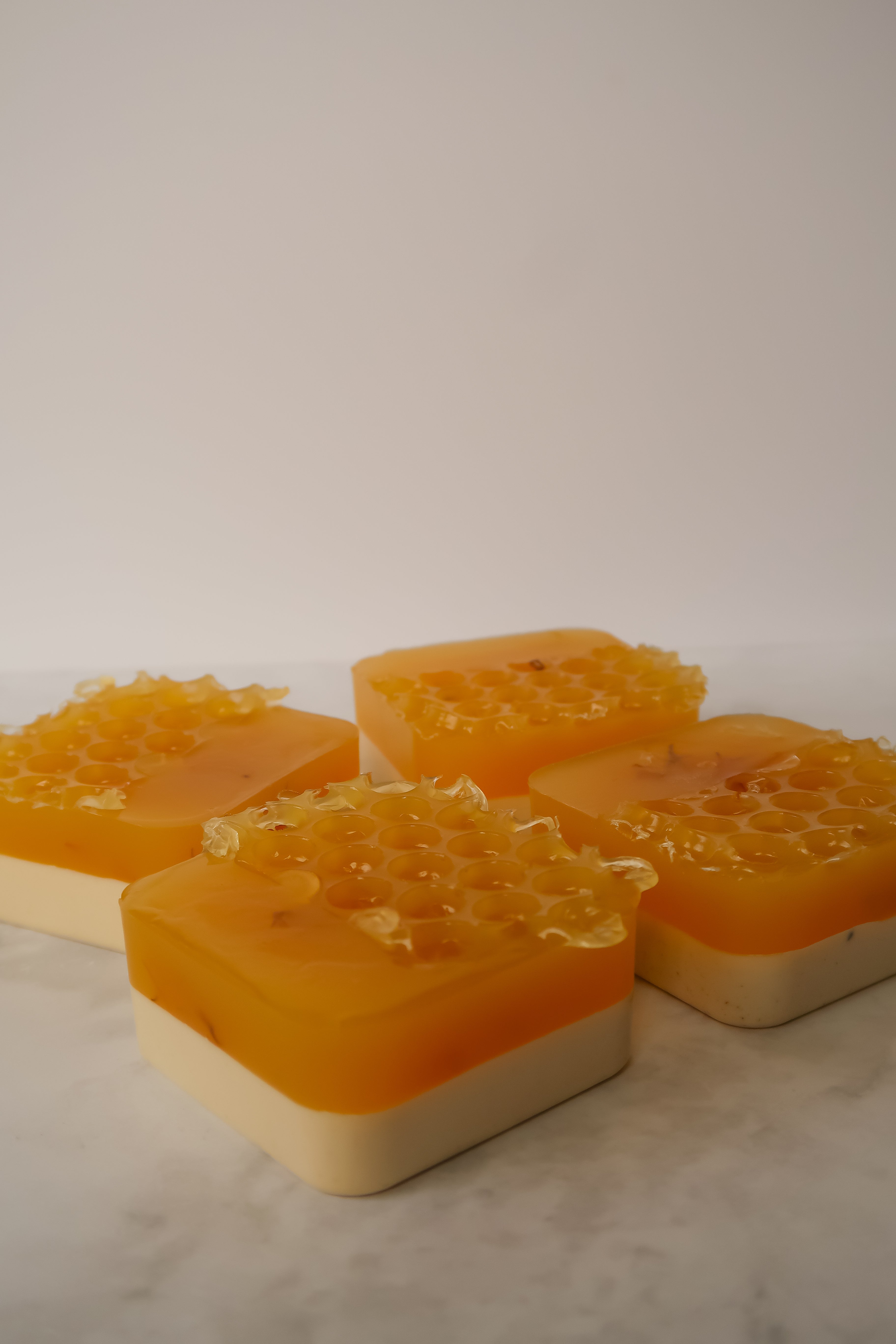 Honey, I'm Comb! | Honey & Oatmeal Soap Bar Infused with Organic Dried Calendula