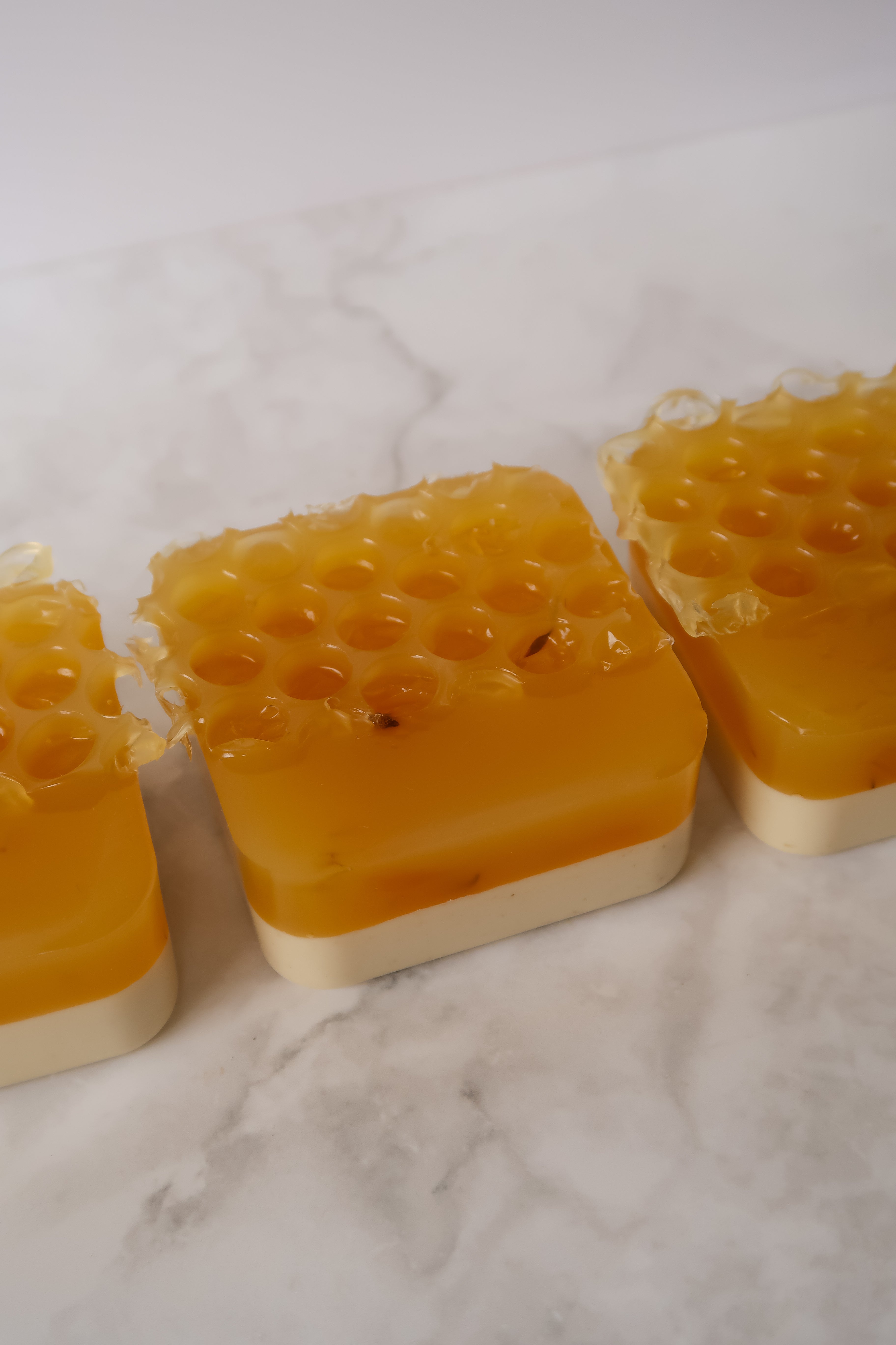 Honey, I'm Comb! | Honey & Oatmeal Soap Bar Infused with Organic Dried Calendula